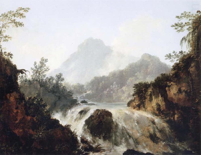 unknow artist A Cascade in the Tuauru Valley,Tahiti china oil painting image